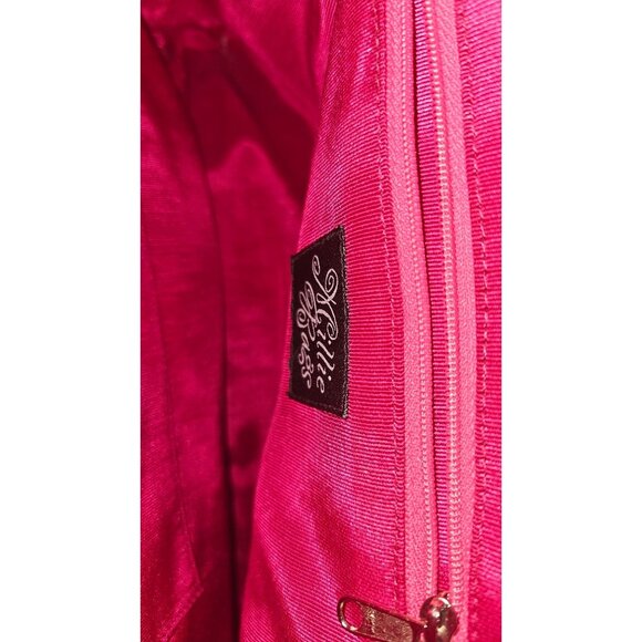 Millie Bags Multicolor Floral Print Handbag With Black Strap - Picture 11 of 16